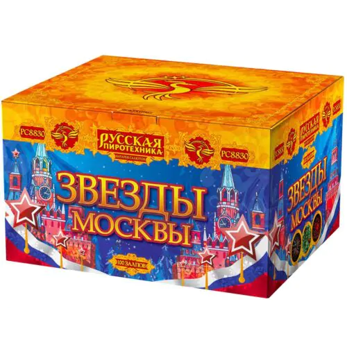 Фейерверк РС8830 Звезды Москвы (1,2″ х 100) Фейерверк РС8830 Звезды Москвы (1,2″ х 100)